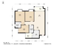 远洋朗基·枫桦四季高层B户型 3室2厅2卫1厨