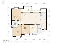 远洋朗基·枫桦四季高层A户型 4室2厅2卫1厨