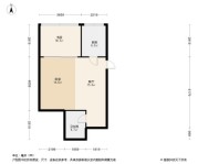 融汇半岛·天澜1居室户型图