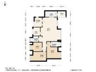 财信北岸江山国兴北岸江山4居室户型图 4室2厅2卫1厨