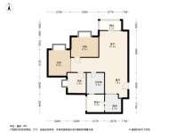 招商城市主场C户型 3室2厅1卫1厨