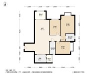 泽京南樾府3居室户型图