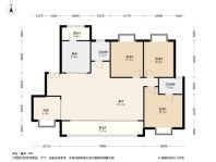 泽京南樾府4居室户型图