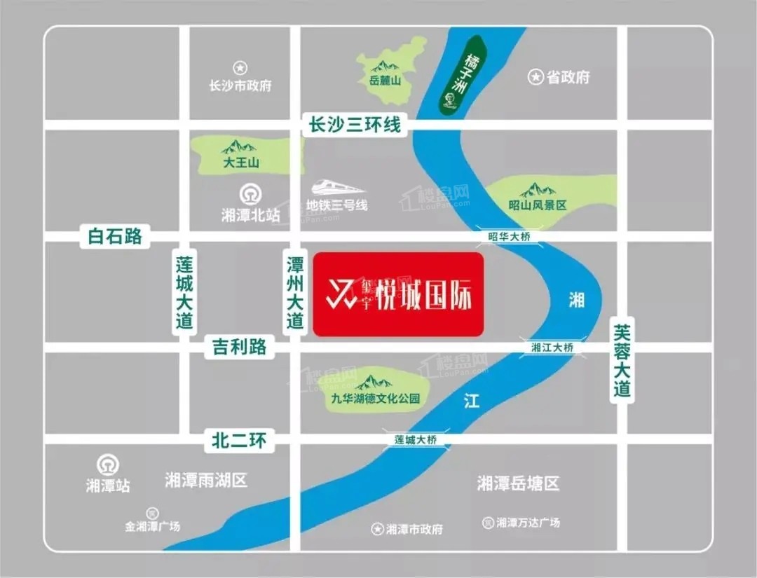 玺宇悦城国际区位交通图