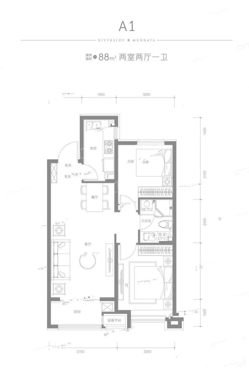 融创建荣·松江宸院A1户型