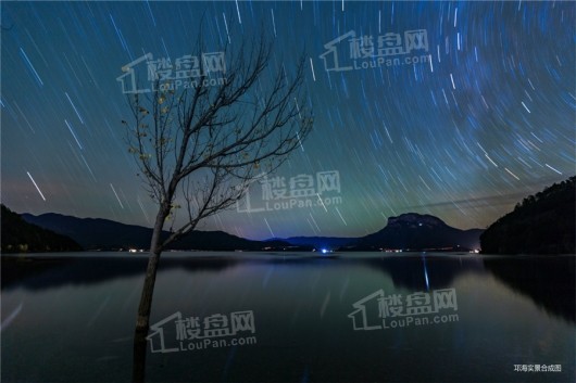 中国邛海17度国际旅游度假区邛海效果合成图