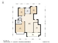 华建溪棠4居室户型图