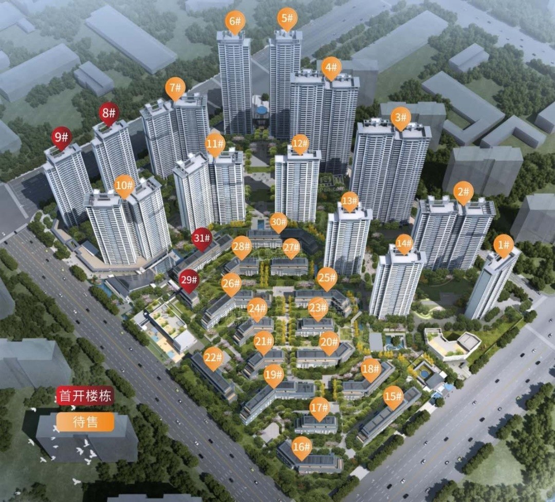 武汉融创城规划图图片