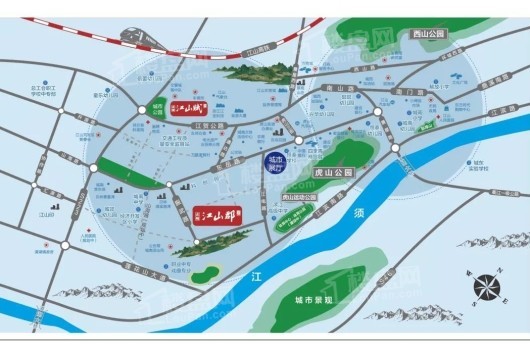 志城·江山赋区位图2