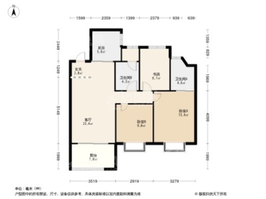 金地峯范户型图