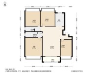 大华朗香公园里4居室户型图