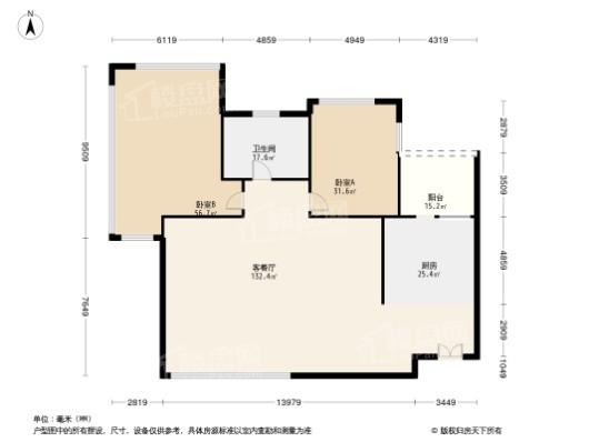 高尚领域85平2房