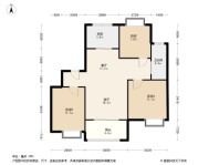 中建锦绣溪庭3居室户型图