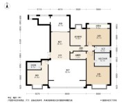 瑞虹新城天悦郡庭4居室户型图