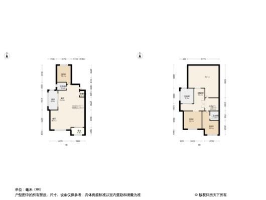 联仲都悦汇3居室户型图