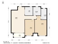 新华联滨江雅苑2居室户型图