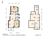 徐汇梧桐公馆2居室户型图