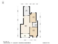 宝地佘山1号2居室户型图