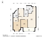 仁恒静安世纪3居室户型图