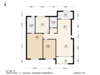 汇成南街里3居室户型图