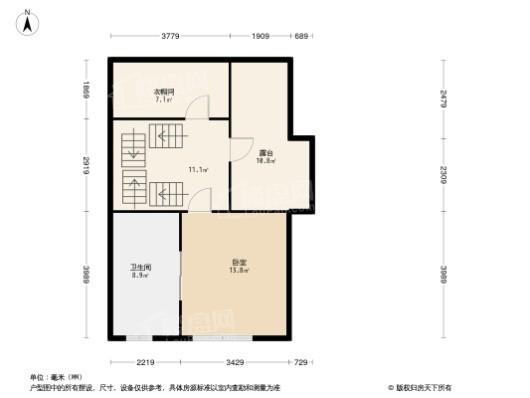 大华珞斐墅5居室户型图