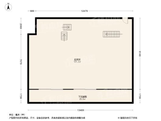 大华珞斐墅5居室户型图