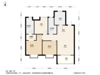 铂翠廷95㎡边套 3室2厅2卫1厨