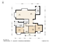 中企滨江悦府3居室户型图