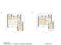 港龙融创山水拾间5居室户型图