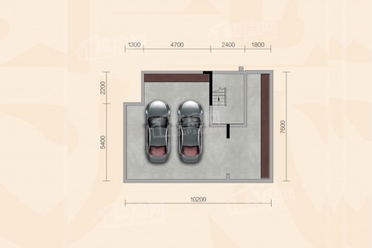 荣盛华府叠拼-2层 4室2厅3卫1厨