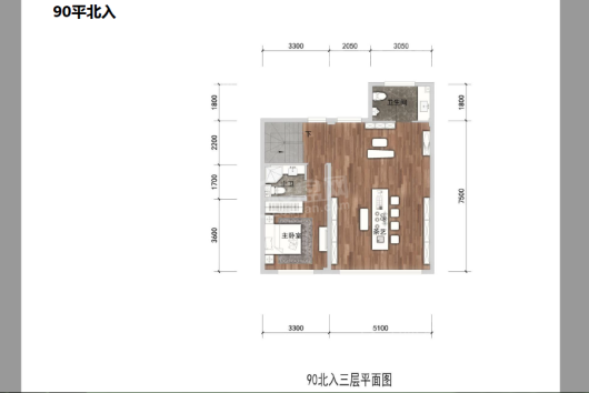 汇置·山湖90平北入户3 4室3厅5卫1厨
