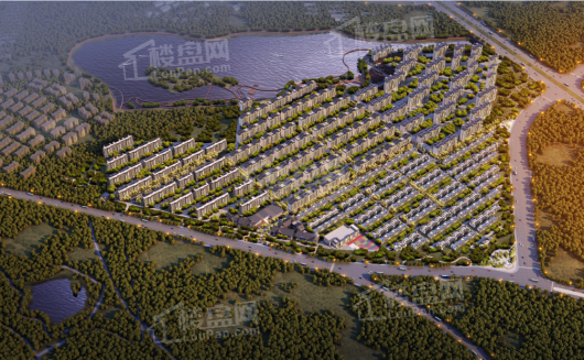 汇置山湖效果图