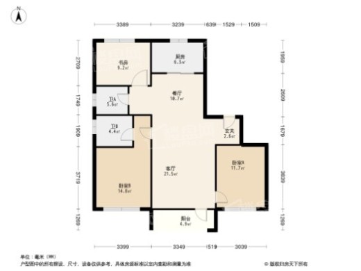 万科翡翠臻园户型图