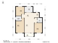 万科翡翠新都会3居室户型图