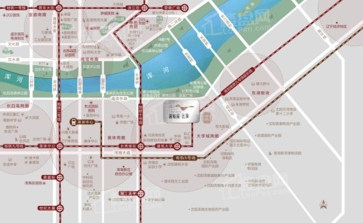 碧桂园云顶交通图