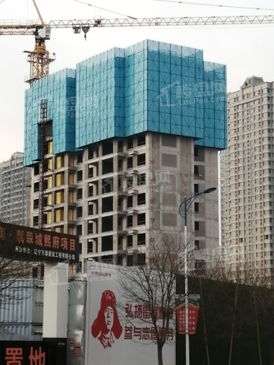 华润置地|翡翠城5#楼工程进度已建至地上15层