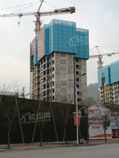 华润置地|翡翠城6#楼工程进度已建至地上14层
