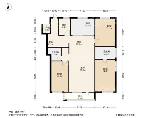 万科翡翠观澜户型图