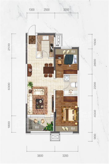 金沙巴黎花园户型图