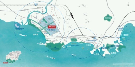 三亚金茂湾交通图