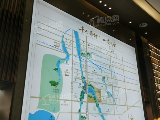 潍坊商谷项目区位图