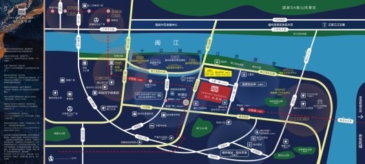 滨江正荣府交通图