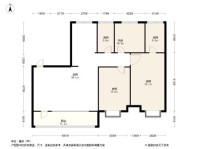 青特星城3居室户型图