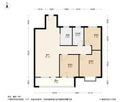 海尔产城创衡山学府3居室户型图