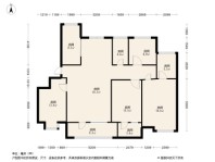 海尔产城创白云山花园4居室户型图