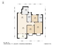 海信东山府C -129平3室2厅1卫 3室2厅2卫1厨