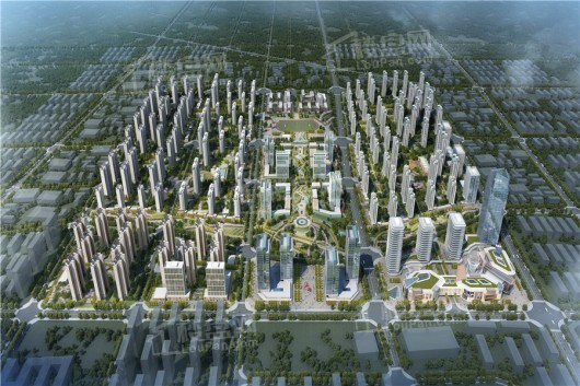 胶州华润城项目整体规划图
