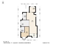昆仑樾3居室户型图