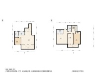 保利科创紫荆阁3居室户型图