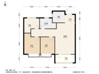 龙湖·紫都城3居室户型图